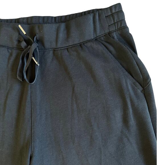 Women’s Quince Black SuperSoft Fleece Wide Leg Pant Size Medium - Picture 3 of 6